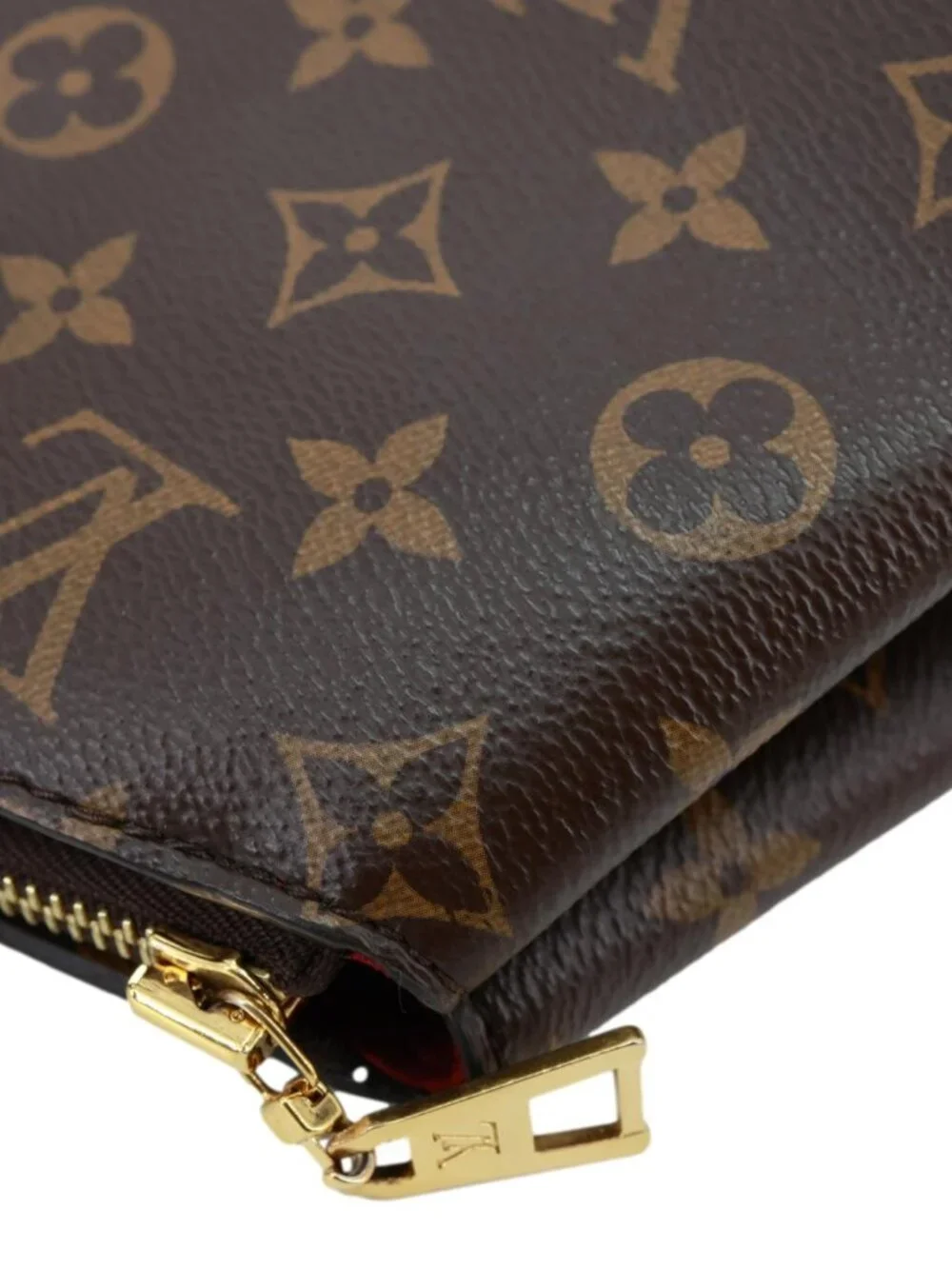 Louis Vuitton  Petit Palais Monogram Canvas Shoulder Bag Brown